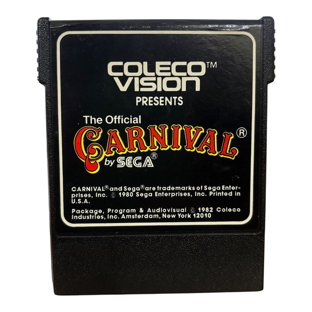 Carnival By Sega - ColecoVision - Cartridge Only - Tested & Works